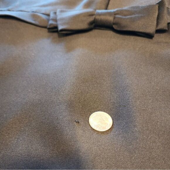 Vintage Banana Republic Classic Silk Cocktail Dress 4 Black - Picture 9 of 10